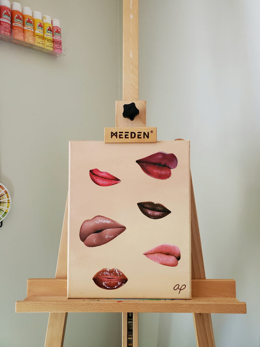 Lip Study Original Painting