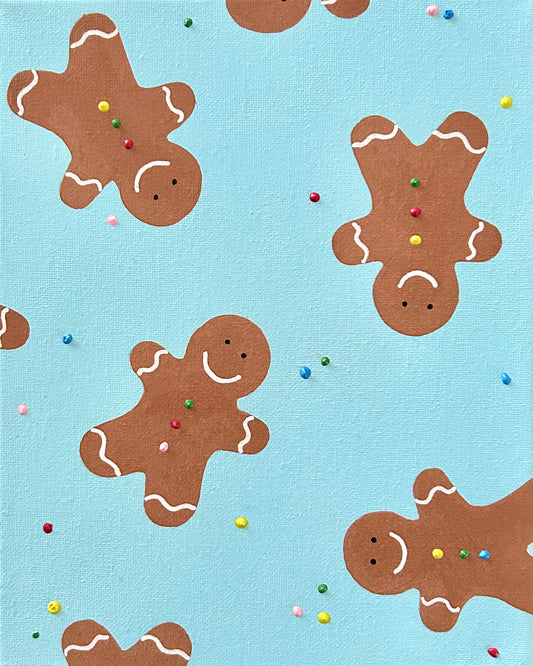 Gingy Party Painting (in blue)