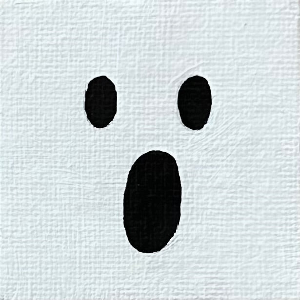 Ghost Canvas Magnet