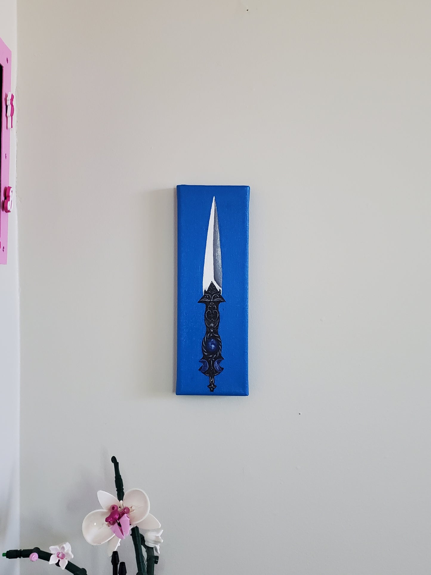 Blue Dagger Painting