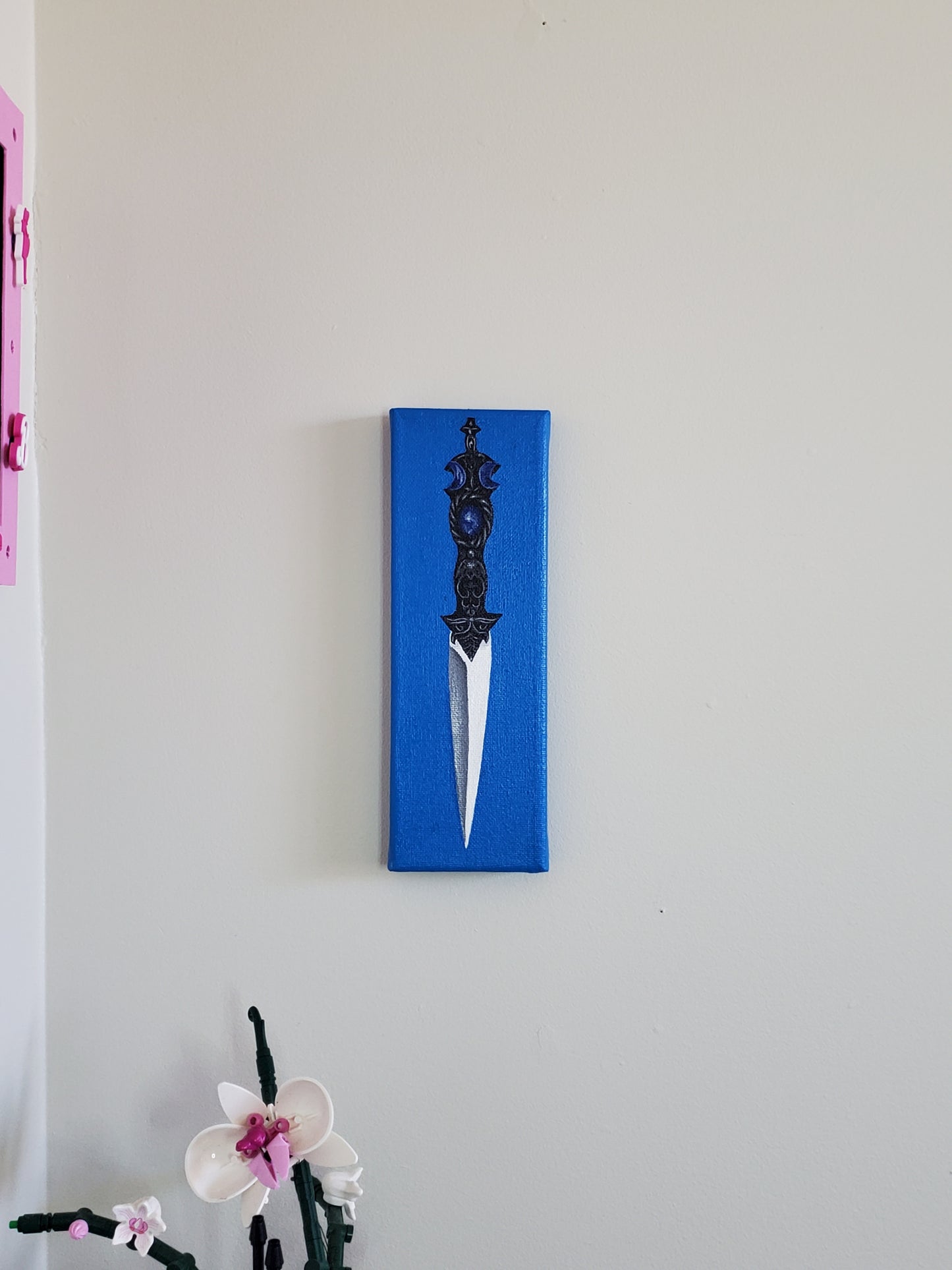 Blue Dagger Painting