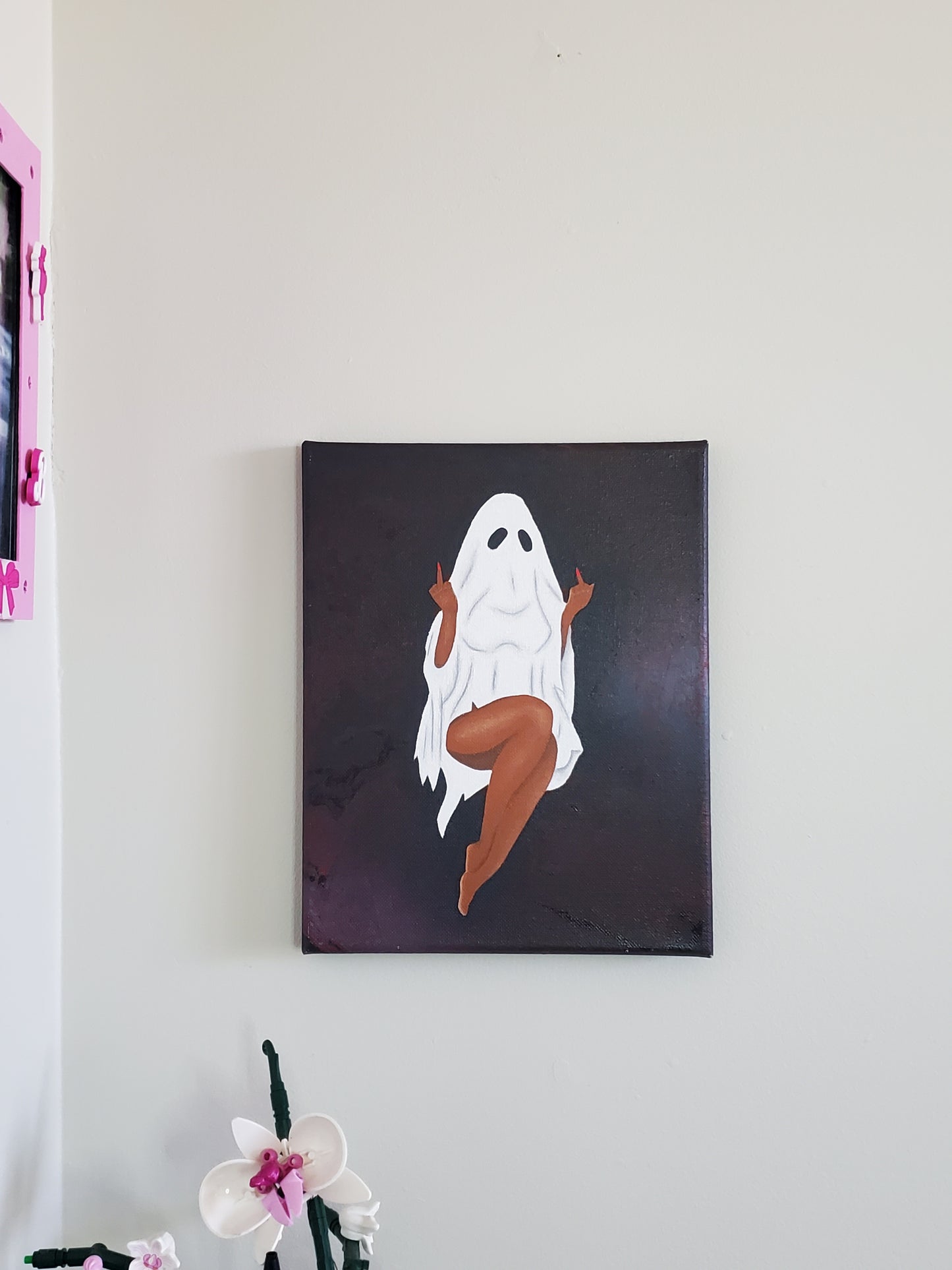 Pin Up Ghost Painting #2